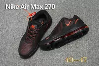 nike air max 270 zapatos de sport garcon black red